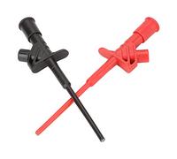 ANGGREK 2Pcs P5004 High Voltage Test Probes Professional Flexible Insulated Test Hooks with 4mm Banana Socket for Oscilloscope Multimeter