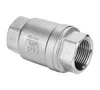 ANGGREK 3/4 Inch Stainless Steel Check Valve Inline Spring Check Valve Non Return Valve Two Way DN20 3/4" with for Pipeline Systems