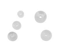 ANGGREK 5pcs Rubber Watch Movement Holder Pad, Protective Design Rubber Cushions for Precision Watch Repair, Assorted Sizes 20mm to 35mm for Watchmakers and Enthusiasts (Transparent)