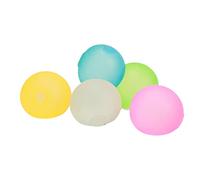 ANGGREK 5PCS Squeeze Stress Relief Balls Elastic Malt Syrup Balls Sensory Decompression Toys with TPR Material for Boys Girls Adults Anxiety Hand Therapy (4cm)