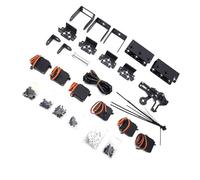 ANGGREK 6DOF Manipulator, Robot Mechanical Arm for College Teaching and Production with 6 Servo Motors, Aluminum Plate Brackets, Cup Bearings and Metal Gear, Great for Industrial