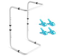 ANGGREK Adjustable Blanket Lifter for Feet, Aluminum Alloy Frame, Coated Foot Pad, Height 25-33in, 5-Minute Assembly, Foot Surgery, Toe Sensitivity Relief, Travel Companion, Items