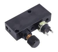 ANGGREK Adjustable Brake Proportioning Valve, Aluminum Brake Pressure Regulator, 3000 PSI Adjustable Proportional Valve for Muscle Cars
