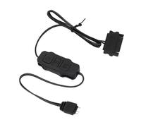 ANGGREK ARGB Controller, 5V 3 Pin Power Supply with Simple Button Design for PC Fans, Coolers, ARGB Devices (Black)