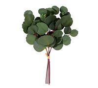ANGGREK Artificial Eucalyptus Leaves Faux Eucalyptus Stems Silk Plastic Realistic Greenery DIY Home Decor with 35cm 38cm 45cm Sizes for Wedding Party Table Centerpiece (1)