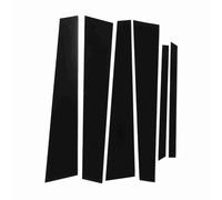 ANGGREK B Pillar Trim, Glossy Black PC Decal Cover, Durable Side Door Window Panel Fits (Seven Generations 2003-2007)