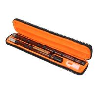 ANGGREK Bamboo Flute D Key Traditional Wind Instrument with Engraved Poems Fine Polished Brass Joint for Beginners and Performance