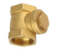 ANGGREK Brass Swing Check Valve, Reliable One Way Valve, Compact Design for Plumbing Systems, 1-1/4 Inch Female Thread, DN32 for Residential and Commercial Use