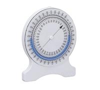 ANGGREK Bubble Inclinometer 360 Degree Measurement Tool with Scratch Surface for Physical Neck Shoulder Hip Wrist Back (blue)