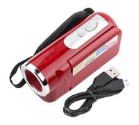 ANGGREK Children's Digital Video Camera Toy, Fully Supplied with 2-inch TFT Display Supports Photography and Video Let Kids Enjoy Photos and Videos on the Go, Great for Birthday (Red)