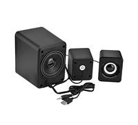 ANGGREK Combination Speaker - 1 Main Speaker & 2 Side Speakers, Sound Quality, Adjustable Treble and Bass, Lightweight and Portable, Suitable for Cellphone, Tablet, Laptop, PC,