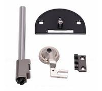 ANGGREK Heavy Duty Sewing Machine Conversion Set with Needle Bar Presser Foot Throat Plate Feed Dog for 1245 Industrial Flatbed