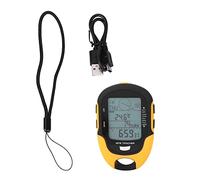 ANGGREK Hiking GPS Devices, Multi-function GPS Navigation Handheld with Compass, Altimeter, Barometer, USB Rechargeable for Outdoor Sports, Climbing, Camping