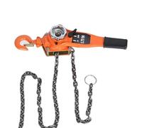 ANGGREK Manual Chain Hoist 750kg Manual Block Lift Hand Chain Hoist Lifting Height with Manganese Steel Chain Drop Proof Ring for Heavy Duty Lifting 3 Meters