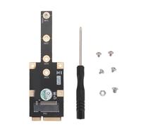 ANGGREK Mini PCIE to M.2 M Key Adapter, Mini PCIE to M.2 M Key Converter Mini PCIE to M.2 M Key SSD Adapter for 2230 2242 2260 2280 M.2 NVMe SSDs with and Screws Included