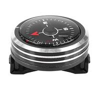 ANGGREK Mini Wrist Compass, Lightweight Aluminum Alloy Outdoor Navigation Tool with Strap Hole for Camping Hiking Hunting Cycling