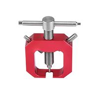 ANGGREK Motor Pinion Gear Puller RC Motor Gear Puller Aluminum Alloy Remover Tool with Bright Burr-Free Surface for Remote Control Cars HSP HPI AXIAL SCX10 (Red)