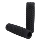 ANGGREK Motorcycle Handle Grips, Anti Slip Rubber Comfortable Texture, Shock Absorption and Vibration Reducing 7/8 Inch Grips for Cruisers and Dirt Bikes