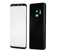 ANGGREK Phone Rear Back Glass Cover Set, Resin Replacement for S9 G960, Fix Broken Parts Easily for DIY Repair Kits (Black)