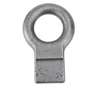 ANGGREK Pintle Hitch Lunette Ring 5 Ton Carbon Steel 64mm ID Tow Eye | Heavy Duty Towing Eye, Chrome Plated Finish Resists Rust, Square Welded Base for Trailer Frame, Fits RV Boat Truck SUV,