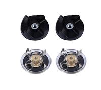 ANGGREK Plastic Base Gear Replacement 2 Base Gear 2 Rubber Blade Gears Spare Parts for Magic Bullet 250W Juicer