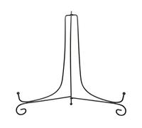 ANGGREK Plate Stands, Slate Stands For Display 4-12 Inch Iron Easel Display Stand, Black, Plate Stand 6Inch Wide For Plaques, Photo Frames, And Cards, Light Frosting Design, Ideal Choice For Wedding,