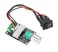 ANGGREK PWM Motor Speed Controller, DC Brushed Motor Governor with Reversible Rotation Control, 3A Adjustable Speed for DIY Projects