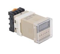 ANGGREK S Time Relay, Programmable Digital Timer with LCD Display, Adjustable Delay From 0.1s to 99h, Ideal for Street Lights, LED Neon Lights, Electrical Cabinets (DC24V)
