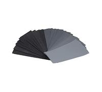 ANGGREK Sandpaper Sheets Abrasive Paper Sanding Paper 120 to 3000 Grit 14-Piece Set for Dry Wet Polishing Wood Metal with Premium Resin Material (Set of 42 pieces)