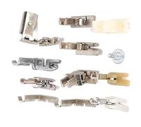 ANGGREK Sewing Presser Foot Set, 12 Piece Stainless Steel Universal Replacement Kit for Household DIY Vintage Sewing Machine