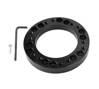 ANGGREK Steering Wheel Hub Spacer, 12.5mm Spacer Kit for Car with 6 Screws and Spanner Improves Driving Position