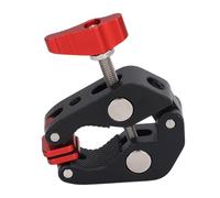 ANGGREK Super Clamp, Aluminium Alloy Mount Clamp with Soft Silicone Cushion for Photographers and DIY Enthusiasts