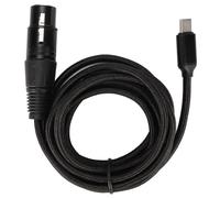 ANGGREK USB C to XLR Female Cable, Low Noise Plug and Play Mic Cable Female Recording for with High End D A Chip 44.1kHz 48kHz Sampling (2m)