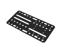 ANGGREK USB Handbrake Mount Plate, Universal Stainless Steel SIM Racing Shifter Bracket with Multiple Hole Positions, for T500 TH8A Driving Force Shifter