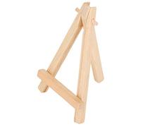 ANGGREK Wood Easel Artware, Mini A Frame Tripod Holder, 20Pcs Pine Display Easels for Art and Decoration