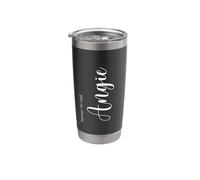 Angie Personalized Name Espresso Pun Coffee Stainless Steel Insulated Tumbler