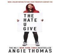 Angie Thomas Hate U Give Paperback Book in White Angie Thomas White