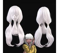 Angie Yonaga Cosplay Wig White Long Two Ponytails V3 Killing Harmony Ultimate Artist Synthetic Hair
