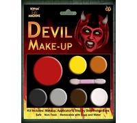 Angies Fashion Ltd Halloween Make Up Kits Zombie Vampire Devil Complete Make Up Sets All in One Listing Set (Devil Multi Pallet Makeup)