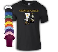 Angine De Poitrine T-Shirt | Music | Band | (UK, Alpha, L, Regular, Regular, Black)