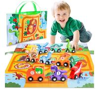 Anginne Montessori Toys for 1 2 3 Year Old Boy, Wooden Dinosaur Toys for Kids Toddler Toys Gifts for 1-3 Year Old Boy 1st Birthday Gifts for Boys Girls Educational Toy Gift for Kids