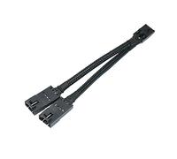 Angitu 10CM for Corsair RGB Fan Hub 3Pin 4Pin Splitter Adapter Cable for Corsair Lighting Node Pro Commander Pro Core to Standard ARGB 3-Pin 5V (4P female-2pcs 4P Male)