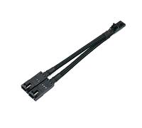 Angitu 10CM for Corsair RGB Fan Hub 3Pin 4Pin Splitter Adapter Cable for Corsair Lighting Node Pro Commander Pro Core to Standard ARGB 3-Pin 5V (3P female-2pcs 3P Male)