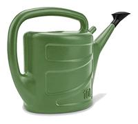 ANGIX 10L Large Watering Can With Detachable Rose Head Sprinkler | Lightweight & Durable Plastic Can Ideal For Garden Plants In Both Indoor And Outdoor - Green