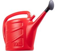 ANGIX 10L Watering Can - Outdoor & Indoor Watering Can with Detachable Sprinkler Rose Head, Long Spout Water Can for Houseplant & Garden Plants (Red)