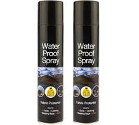 ANGIX 2 x Waterproof Spray Fabric Protector for Tents, Sleeping Bags, Shoes, Boots, Umbrellas & Outing Fishing Camping 300ml Rain & Stain Protection Water Repellent Spray
