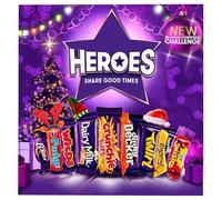 ANGIX 232g Heroes Advent Calendar Chocolate 2025 - Advent Calendar Chocolate for kids - Countdown to Christmas selection Milk Chocolates - Xmas Gift Box Advent Calendars for Adults, Men & Women
