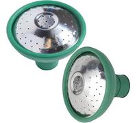 ANGIX 2pk Universal Garden Watering Can Rose Head Replacement, Water Sprinkler Sprayer Fits All Standard Size Watering Cans, Easy to Attach & Remove, Ideal for Indoor & Outdoor Gardening Use - Green