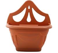ANGIX 31cm Venetian Wall Planter for Indoor & Outdoor Use - Decorative Plastic Hanging Basket Plant Pot for Vines & Trailing Plants, Wall-Mounted Flower Planter for Garden, Balcony & Patio