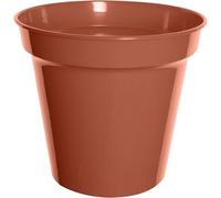 ANGIX 38cm Terracotta Plant Pots - Premium Glossy Plastic Reusable Flower Pots for Indoor & Outdoor Plants, Herbs - Ideal for Cultivation of Cuttings or Pricking Out - Garden Planters